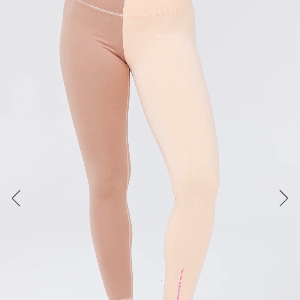 Terez Beige and Tan Leggings